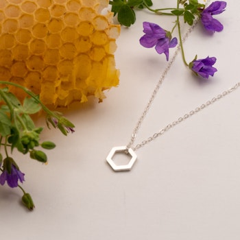Honey Necklace Small Recycled Silver