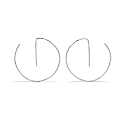 Neo - Hoop Earring in Recycled Silver