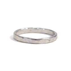 Ring Gehamerd 2,5 mm Gerecycled Zilver