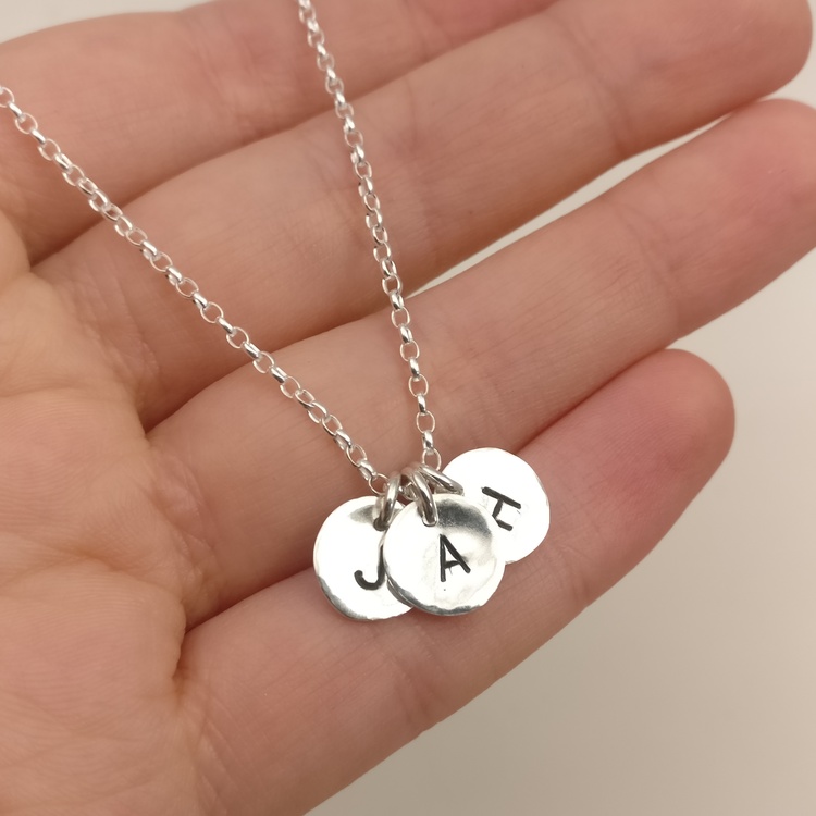 SVALA - Initial Necklace Recycled Silver