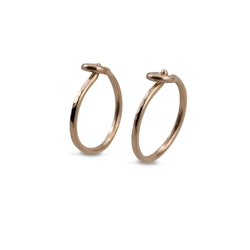 18K Mini Hoops gerecycled goud