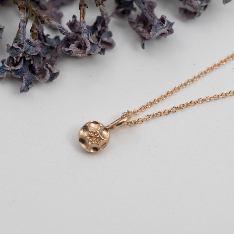 18K FRÖ hanger ketting gerecycled goud