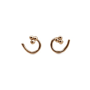 18K Lingon Comfort Earring Recycled Gold