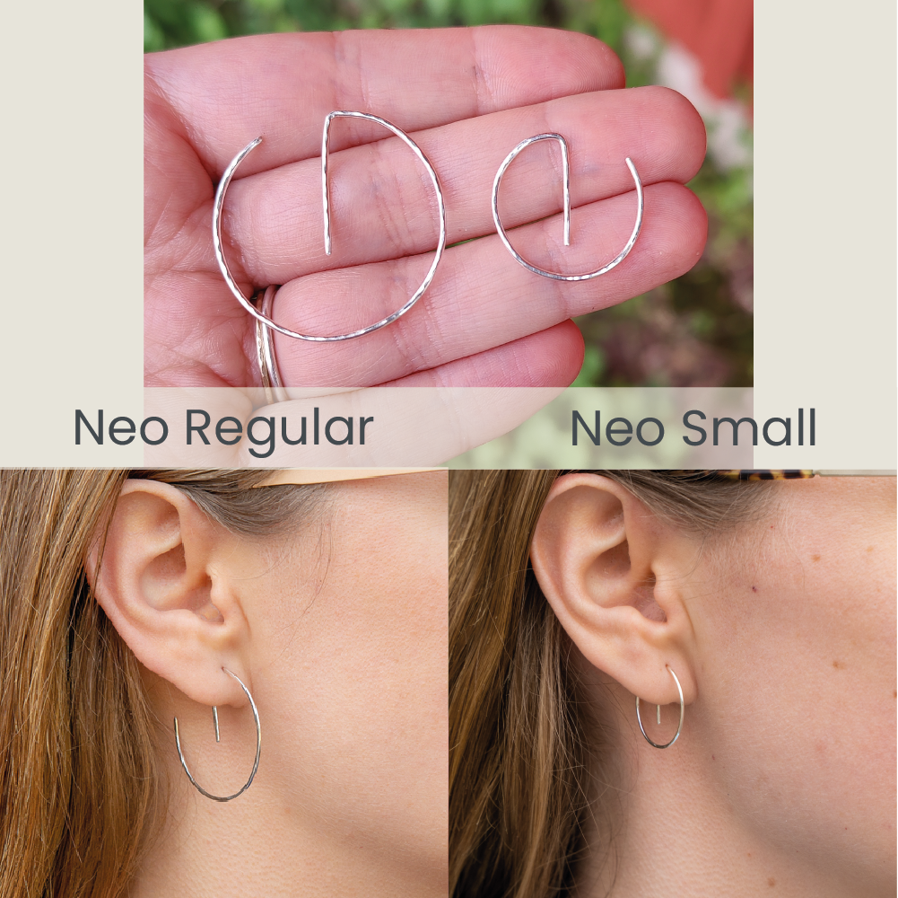 Second Hand Neo Small - Earring in Recycled Silver