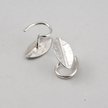 Leaf Comfort Earring Recycled Sterling Silver