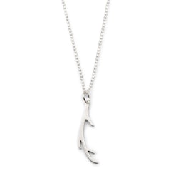 Antler – Long Necklace Recycled Sterling Silver