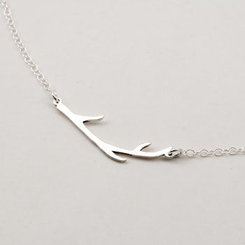 Antler – Necklace Recycled Sterling Silver