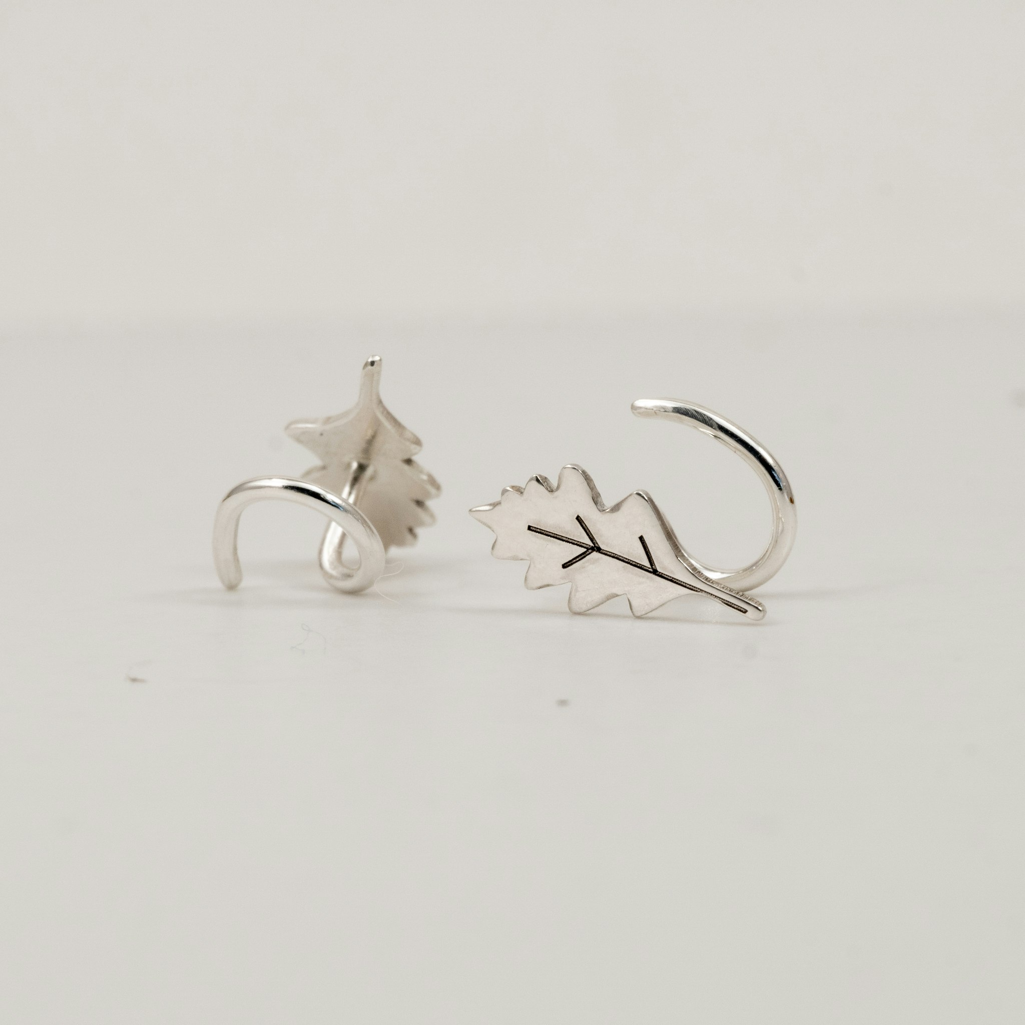 Oak Comfort - Earrings in Recycled Sterling Silver