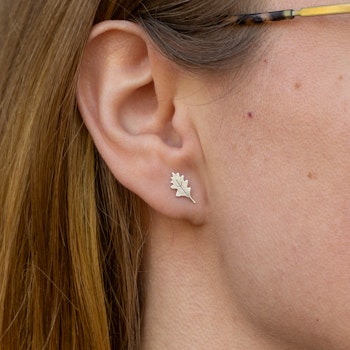 Oak Comfort - Earrings in Recycled Sterling Silver