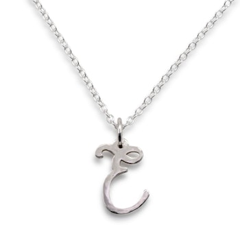 Cursive - Pendant Recycled Sterling Silver