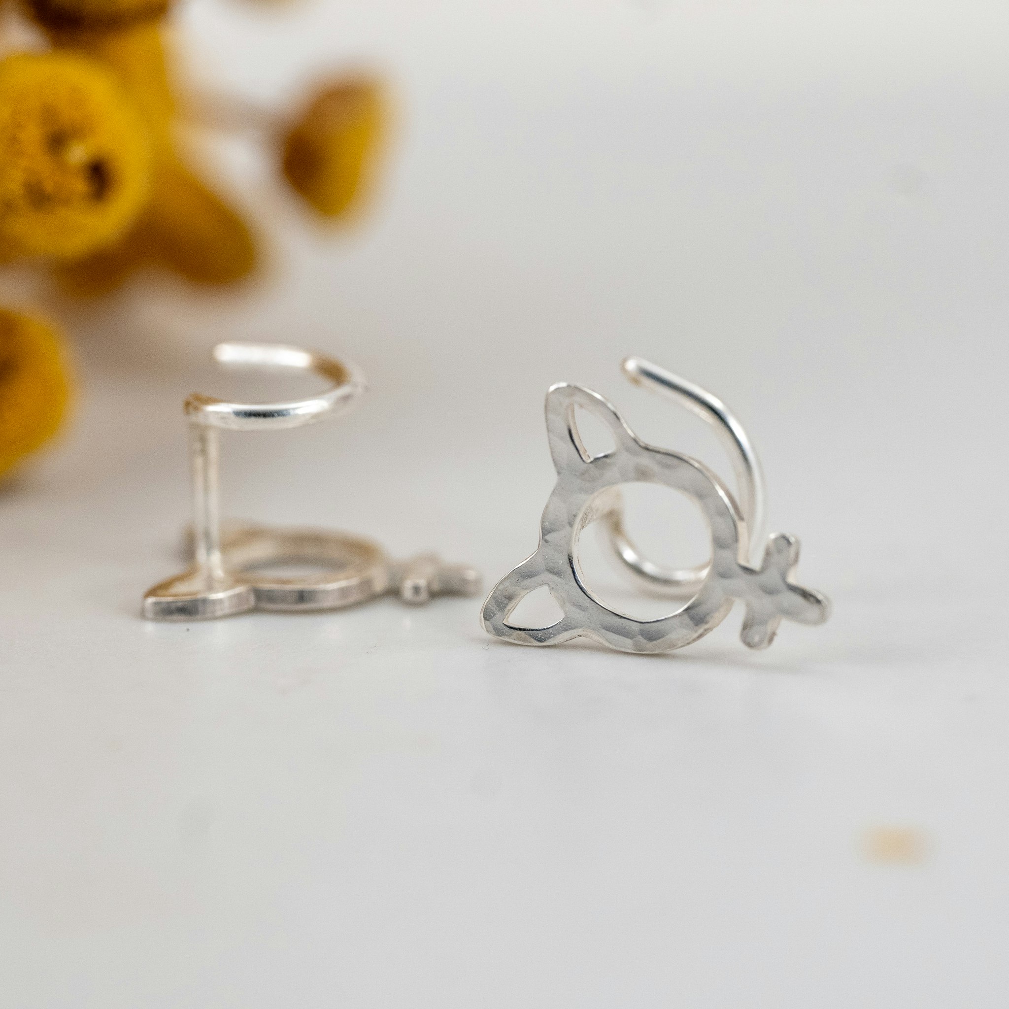 Cat Lady Comfort - Earrings Recycled Silver