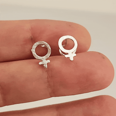 Venus Comfort - Oorbellen in gerecycled zilver