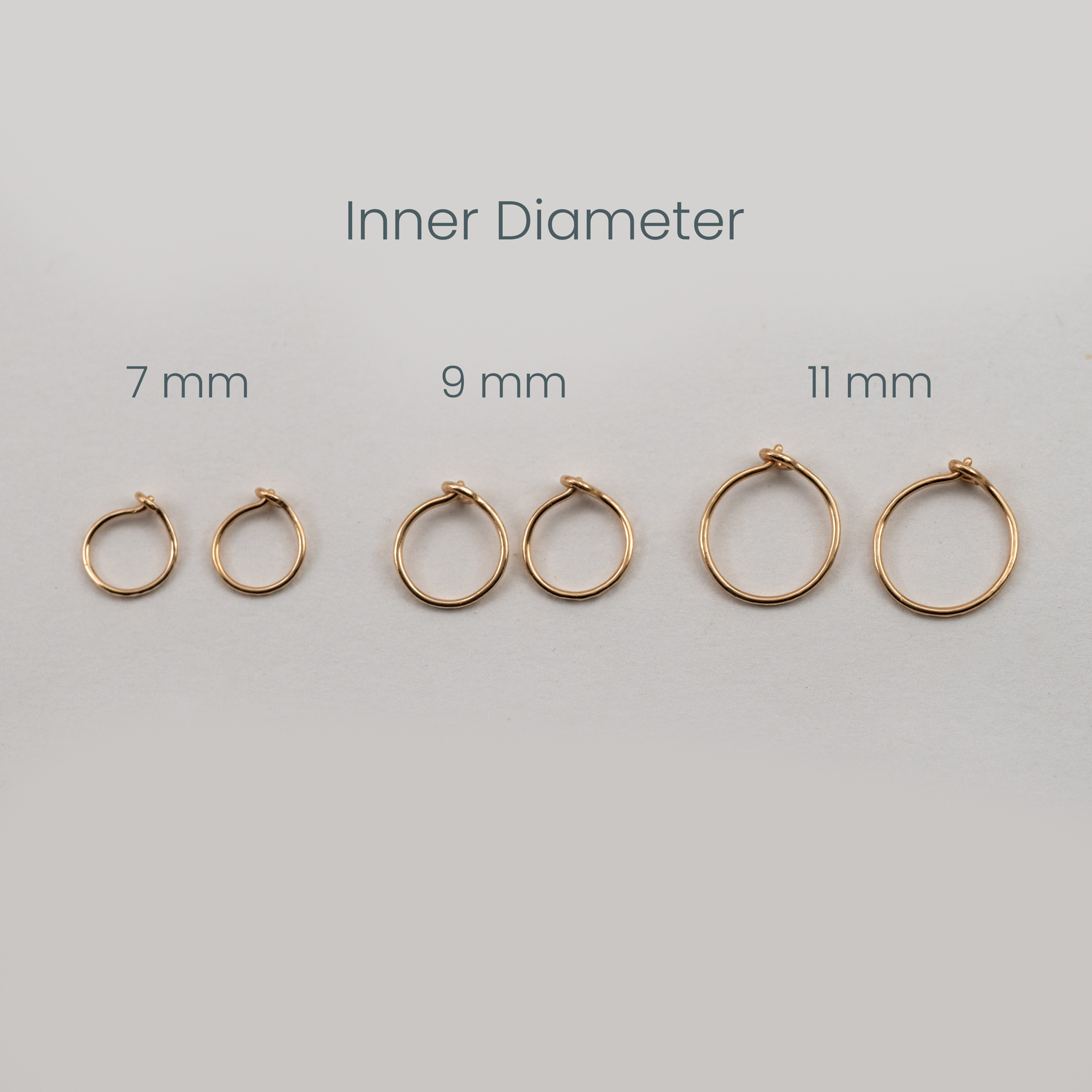 18K Mini Hoops Recycled Gold