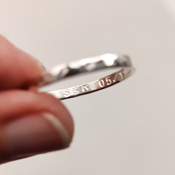 Add-on Engraving Hand Stamped