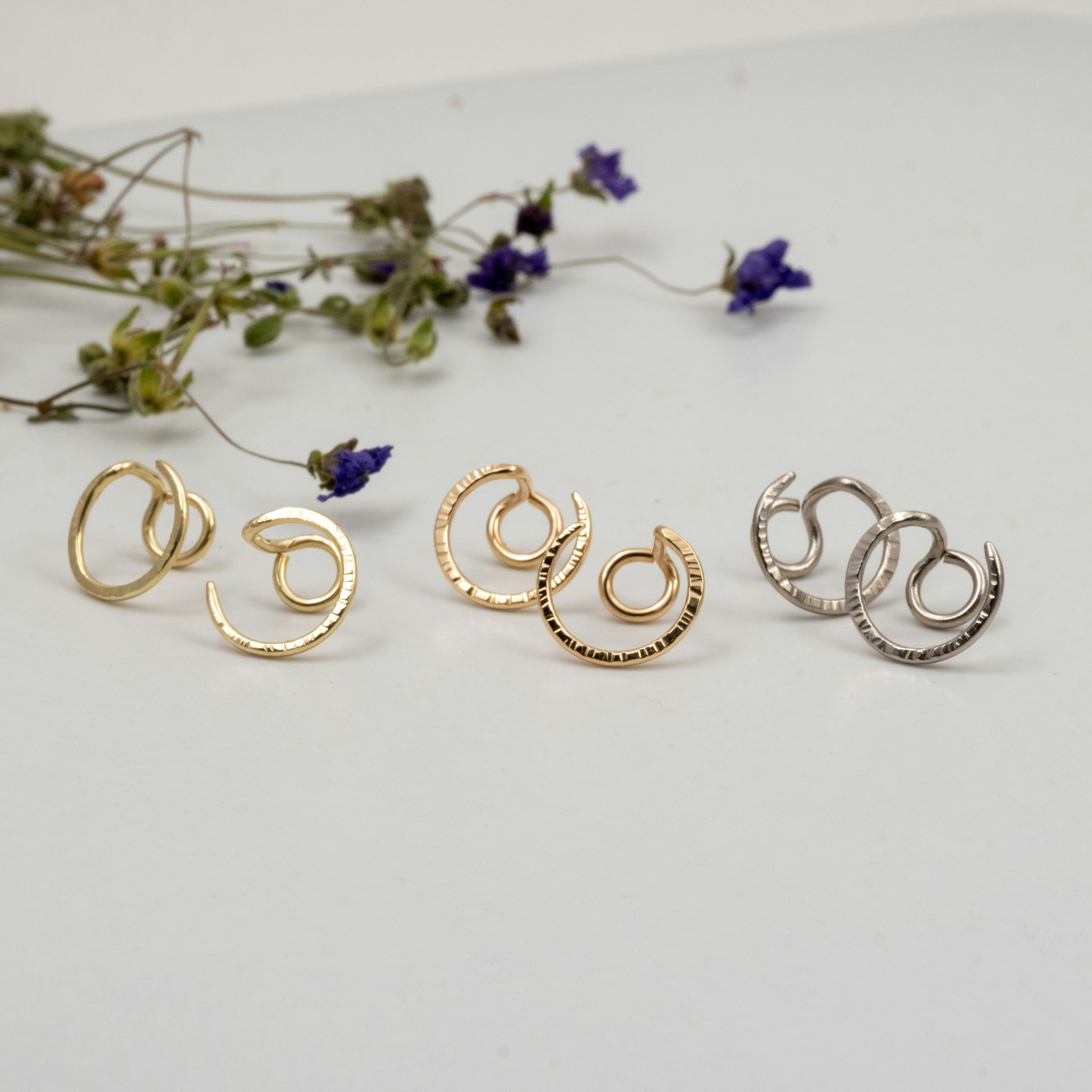 18K Luna Earrings in Recycled Gold