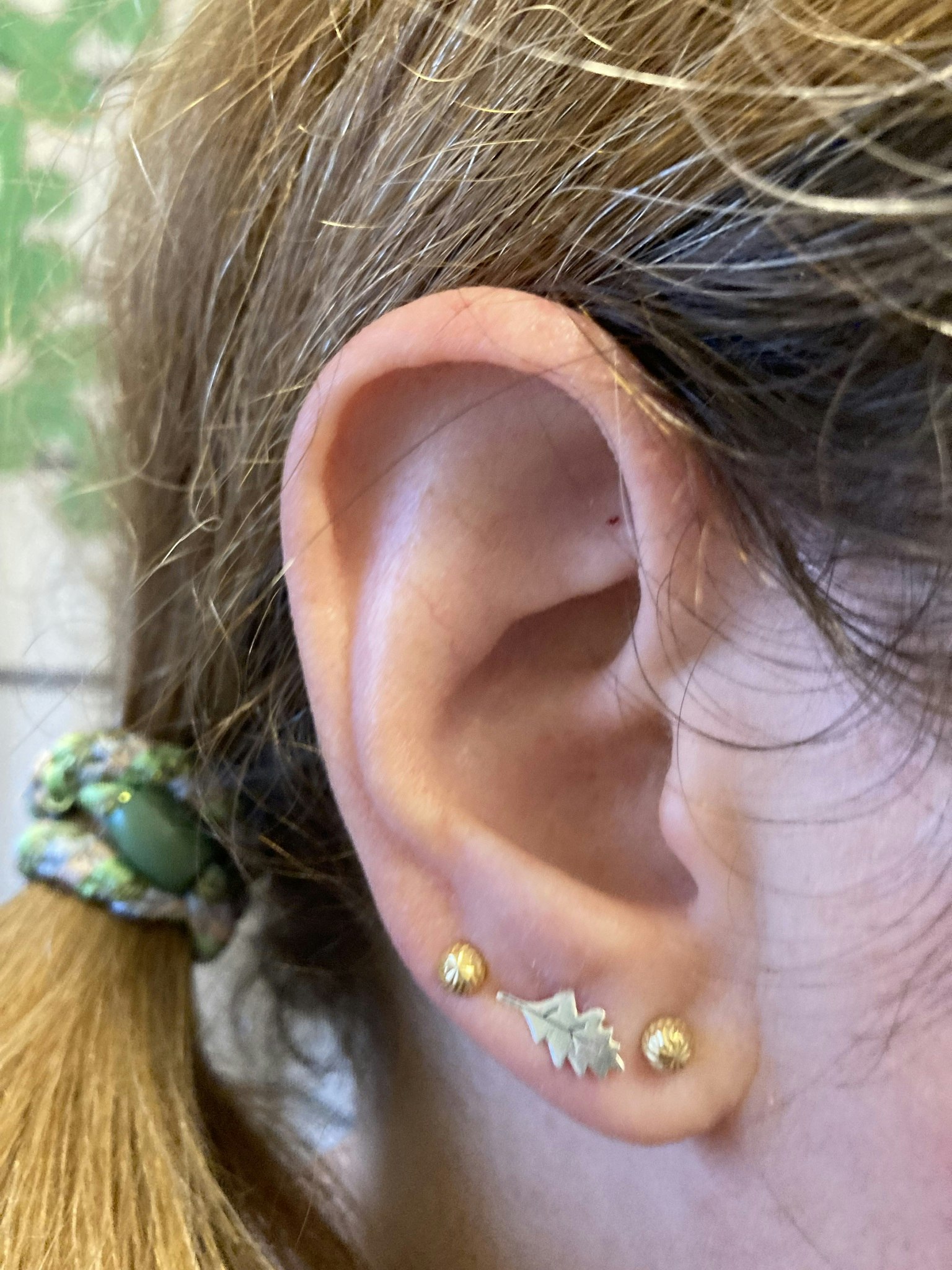 Oak Comfort - Earrings in Recycled Sterling Silver
