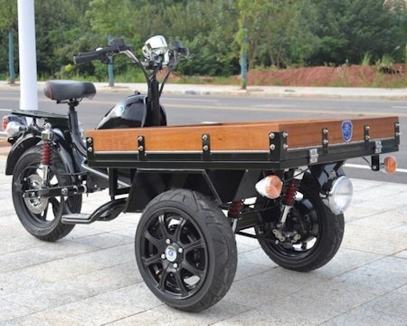 MGB El Flakmoped Bakhjulsdriven
