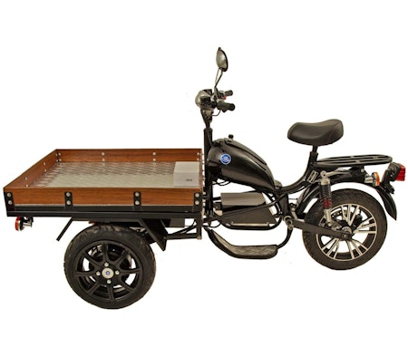 Elektrisk flakmoped MGB Delivery framhjulsdriven