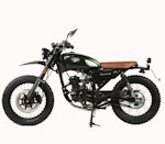 moped Viarelli Scrambler klass 1 eumoped grön