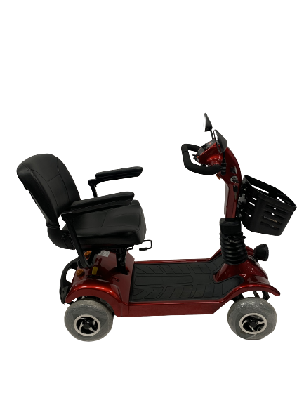 elegant teresa röd seniorscooter promenadscooter