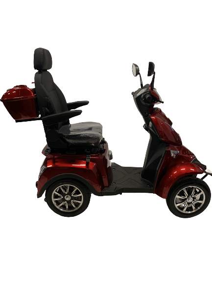 Elegant elscooter / promenadscooter rödmetallic