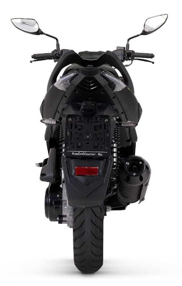 Kymco Super 8 r 50i svart klass 1 eu moped