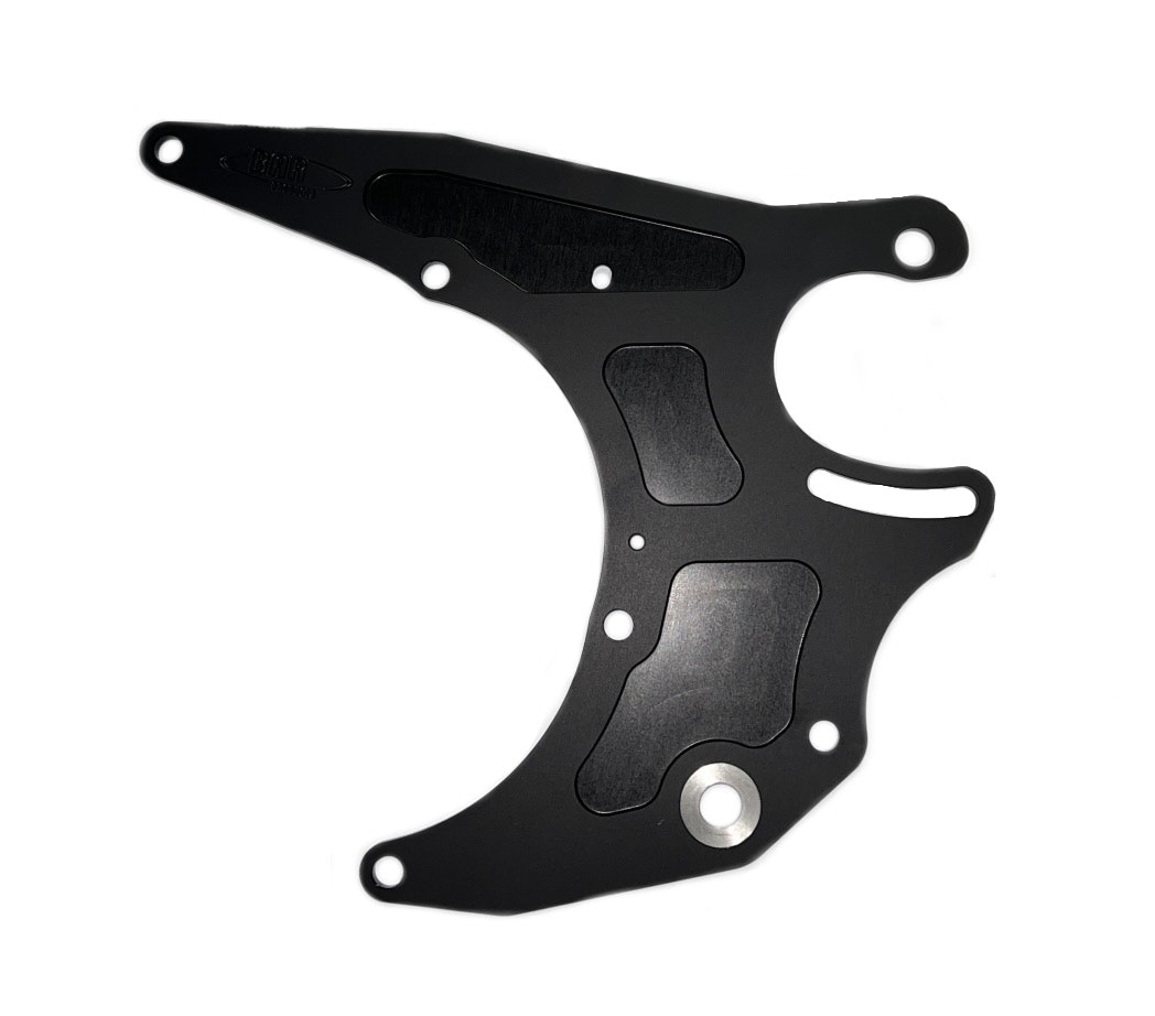 BAR motorplåtar belt modell 1 Svarta