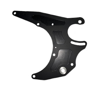 BAR motorplåtar belt modell 1 Svarta