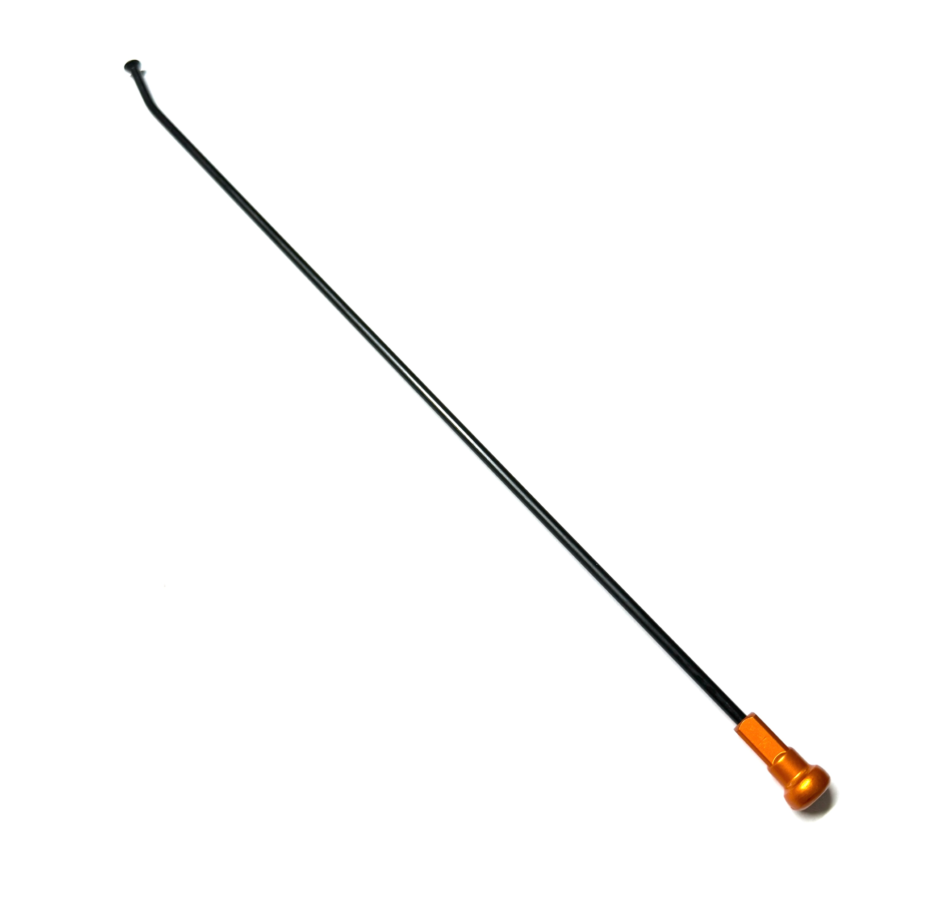SM-pro fram, Svart eker med Orange Aluminiumnippel