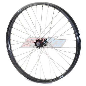 SM Pro Framhjul 23x1,60 svart nav svart fälg (Alu nipplar)