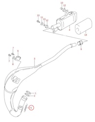 5: Fjäder avgaskrök Suzuki RM85