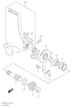 10: Suzuki RM85 packbox kickaxel