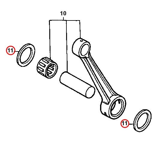 11: Honda CR85 vevshims