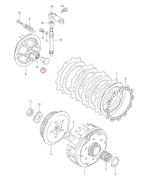 13: Suzuki RM85, RM80 trycksvamp koppling