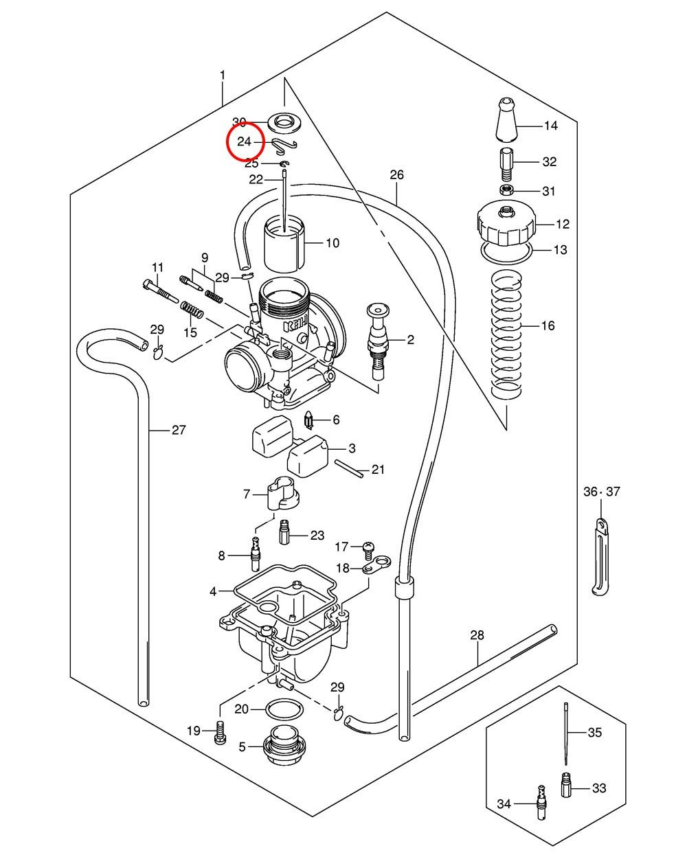 24: Suzuki RM85  clips trottel