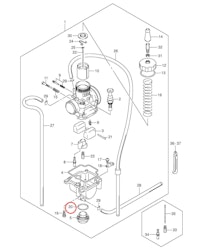 20: Suzuki RM85 o-ring bottenplugg