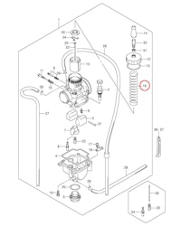 16: Suzuki RM85 trottelfjäder