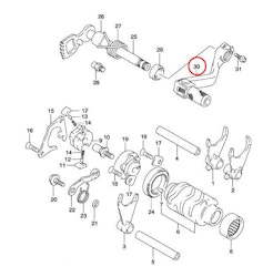 30: Suzuki  RM85 växelspak