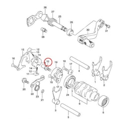 10: Suzuki RM85 pin shaft
