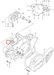 7: Suzuki RM85 o-ring påfyllningsplugg