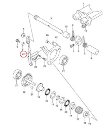 24: Suzuki RM85 arm avgasport