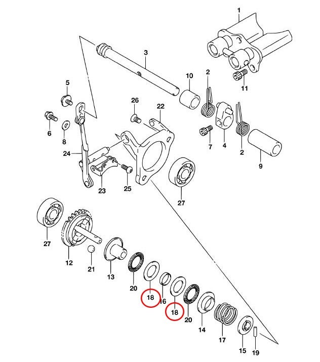 18: Suzuki RM85 shims avgasport