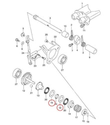 18: Suzuki RM85 shims avgasport