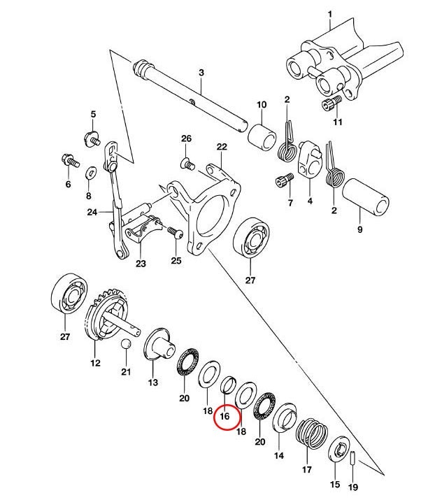 16: Suzuki RM85 spacer governor