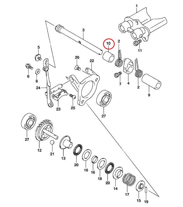 10: Suzuki M85 distans avgasport