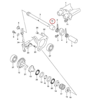 10: Suzuki M85 distans avgasport