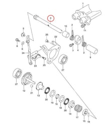 3: Suzuki RM85 axel avgasport