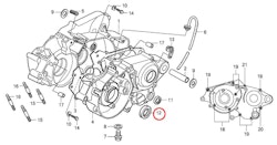 12: Honda CR85 packbox vevparti/vevhus