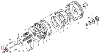 9: Trycksvamp Honda CR85