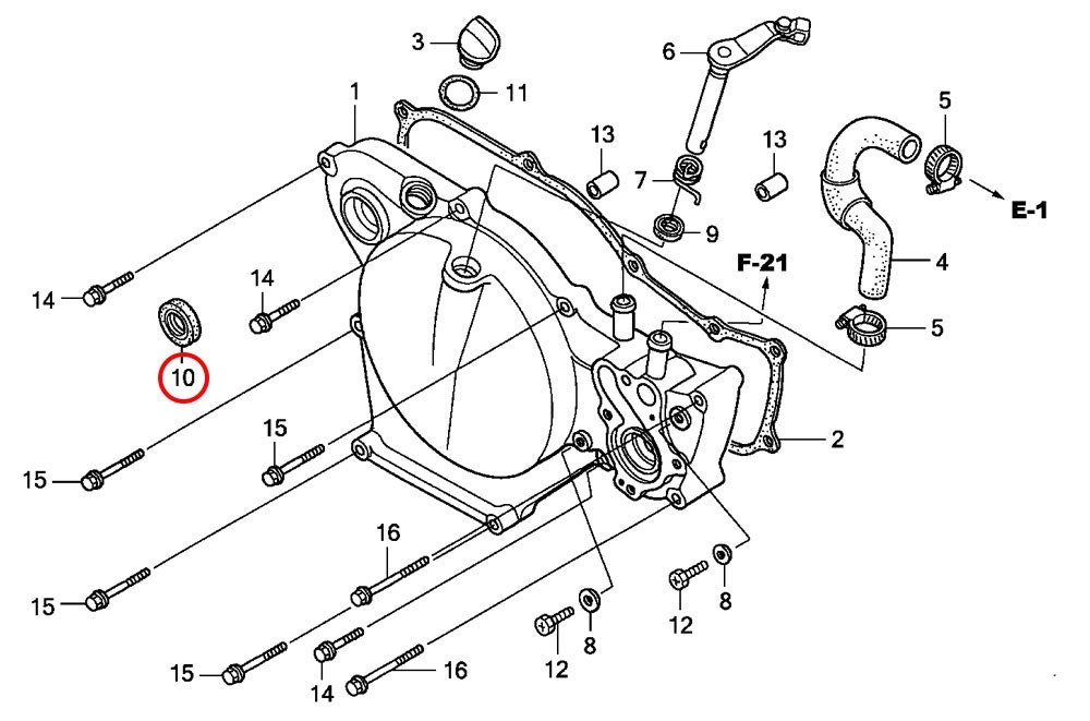 10: Packbox Honda CR85